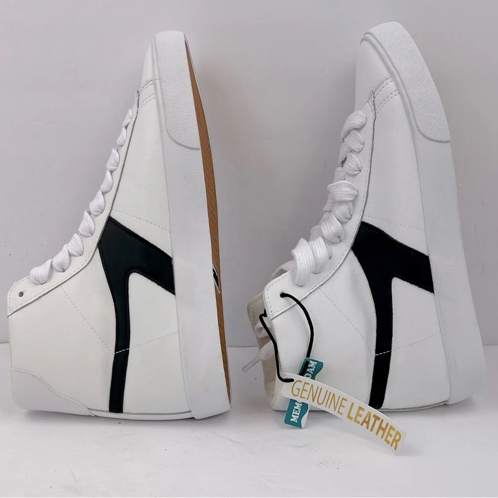 RACHEL ZOE, LEATHER HIGH TOP TENNIS/ WALKING SHOES, LEATHER, MEMORY FOAM SIZE 9
